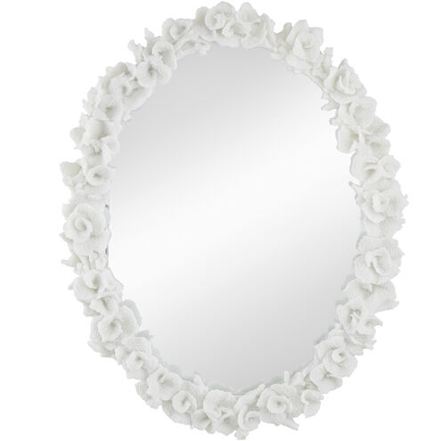 Anita 35.4 X 27.6 inch White Wall Mirror