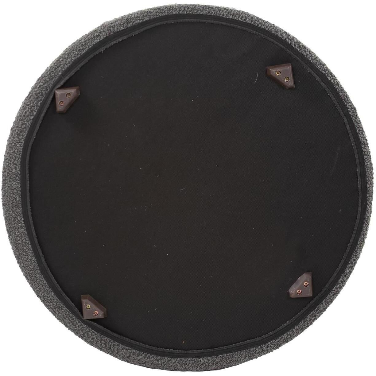 Barbet Universal 18 inch Charcoal 36 Round Ottoman