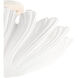 Hadley 3 Light 22.5 inch Gesso White Semi-Flush Mount Ceiling Light