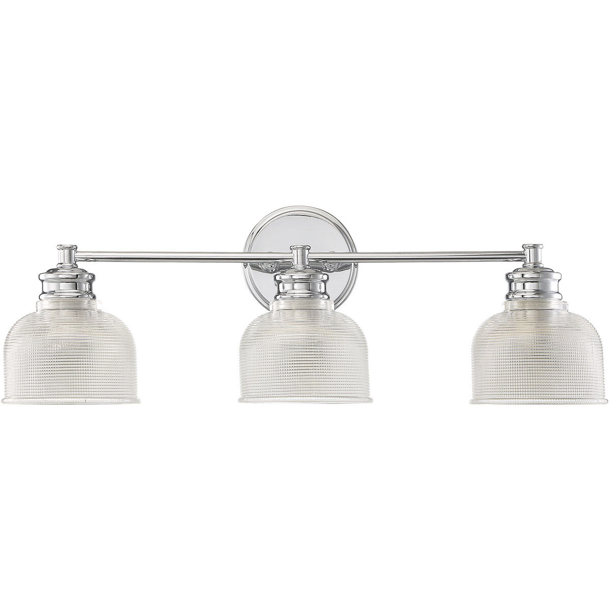 Transitional 3 Light 24.25 inch Chrome Bathroom Vanity Light Wall Light