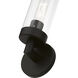 Ludlow 1 Light 4 inch Black ADA Single Sconce Wall Light, Single