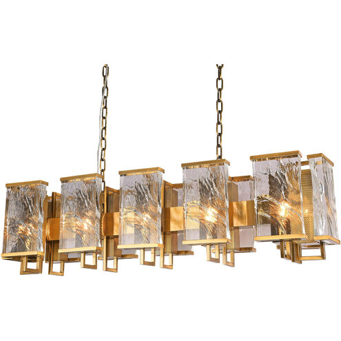 Canada 12 Light 11 inch Brass Chandelier Ceiling Light