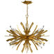 Vida LED 36 inch Burnished Gold Chandelier Ceiling Light
