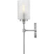Mabel 1 Light 6.5 inch Chrome Bath Light Wall Light