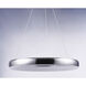 Innertube LED 23.5 inch Satin Nickel Single Pendant Ceiling Light