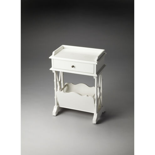 Butler Loft Cummings  24 X 15 inch Glossy White Accent Table