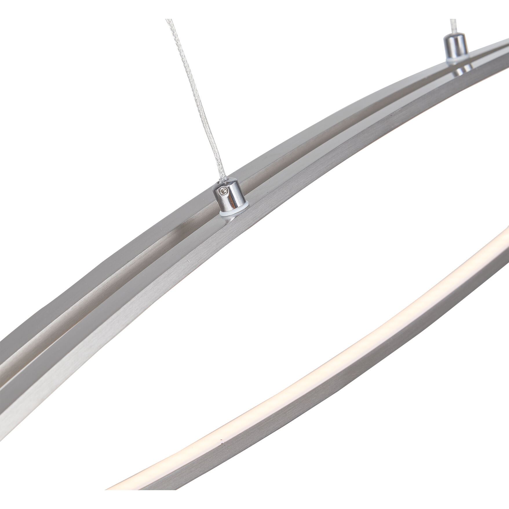 Wishbone LED 2.2 inch Brushed Nickel Pendant Ceiling Light