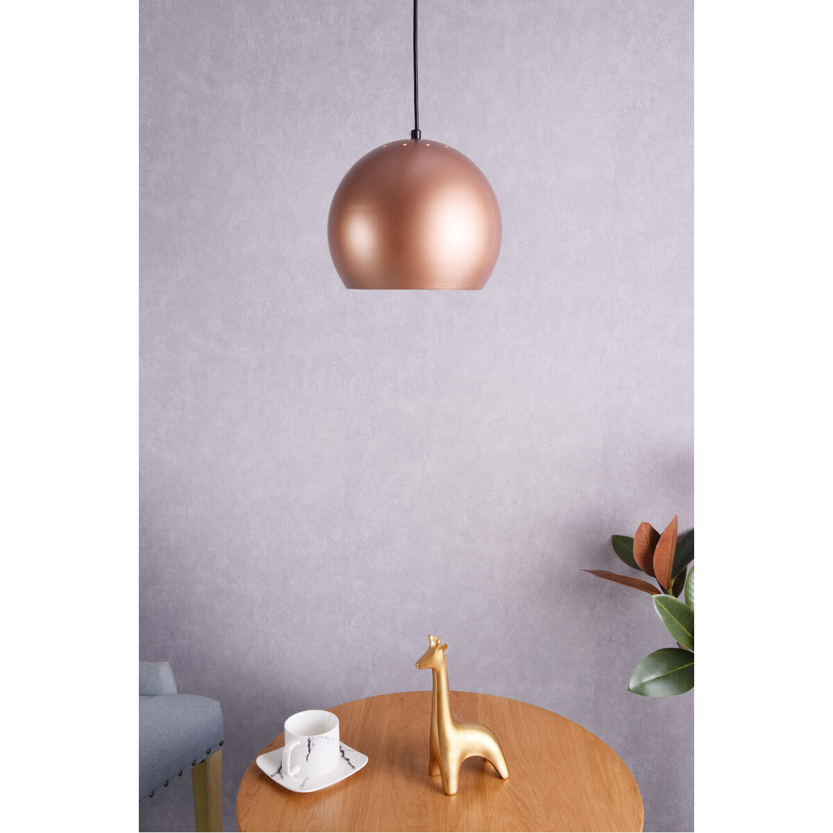 Kasey 1 Light 10 inch Honey Gold Pendant Ceiling Light