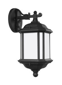 Kent 1 Light 15 inch Black Outdoor Wall Lantern, Medium