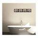 Ollie 4 Light 27 inch Black Bath Sconce Wall Light