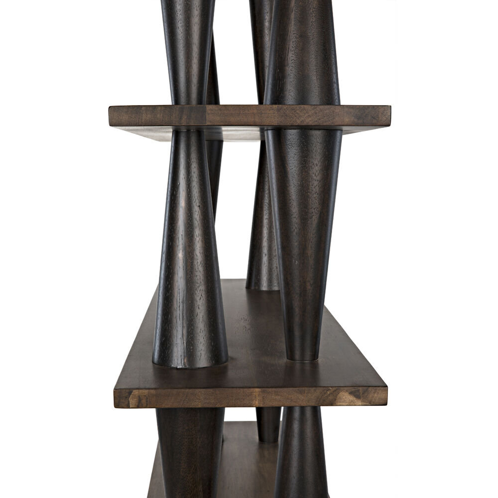 Mood Dark Walnut Bookcase