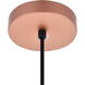 Aiken 1 Light 5.5 inch Honey Gold Pendant Ceiling Light