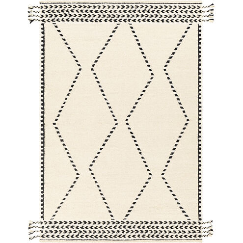 Zanafi Tassels 144 X 106 inch Beige Rug in 9 X 12, Rectangle