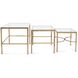 Bonnifait 22 X 18.25 inch Antique Bronze Nesting Tables