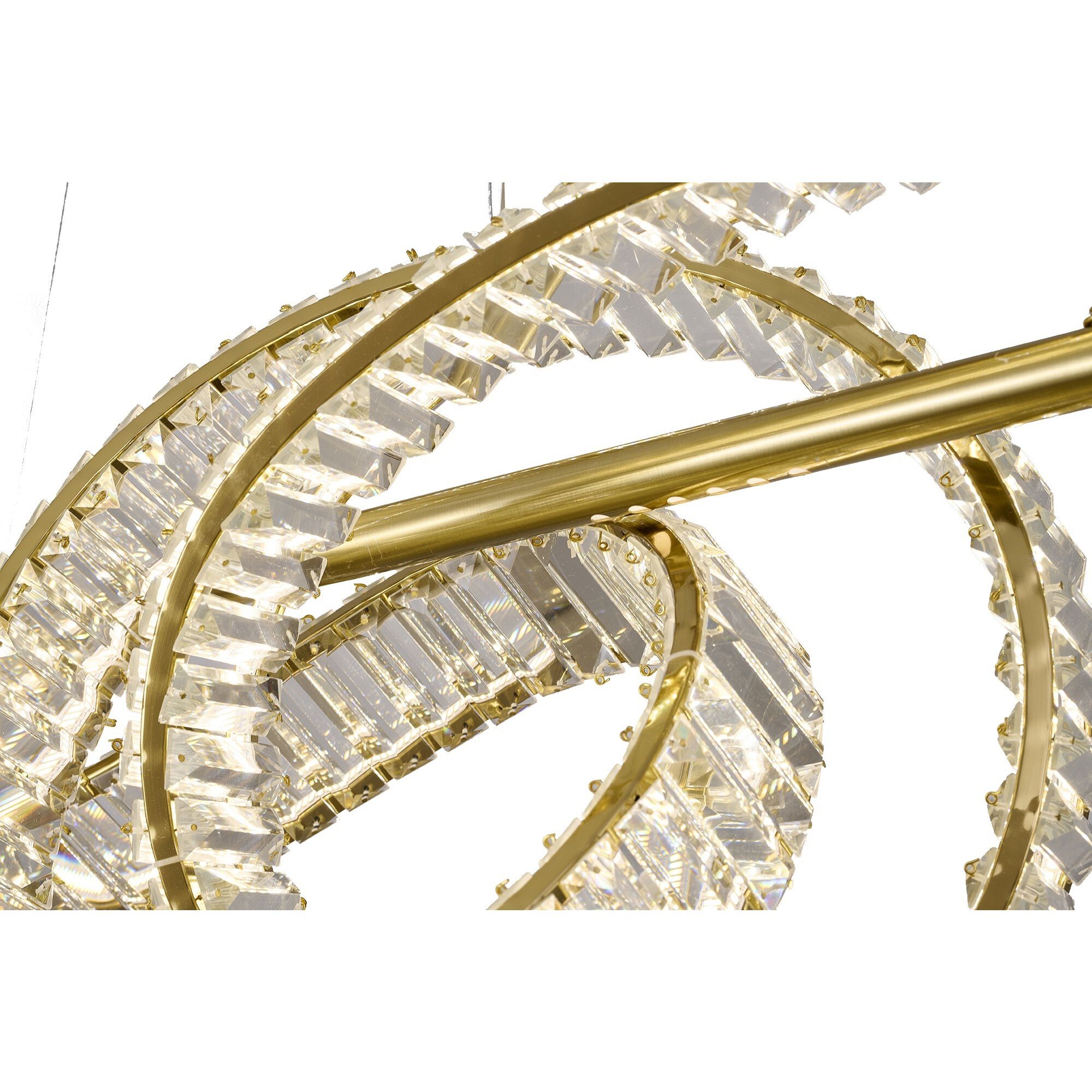 Canada LED 15 inch Brass Chandelier Ceiling Light