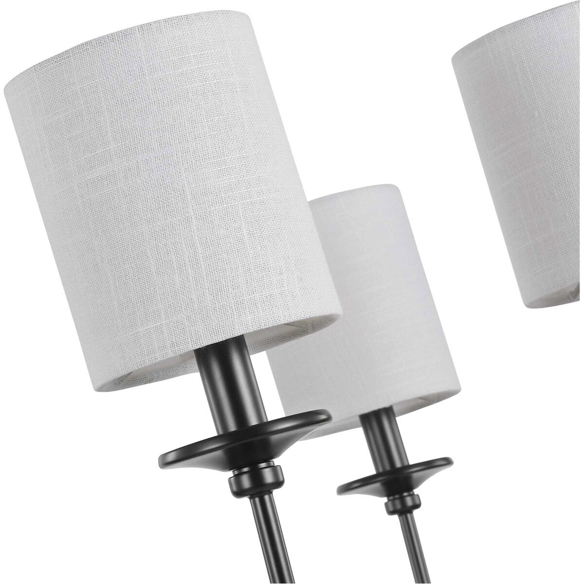 Bonita 6 Light 31 inch Matte Black Foyer Chandelier Ceiling Light, Design Series