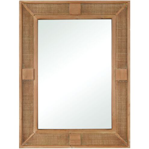 Cabana 39.5 X 29.5 inch Natural with Clear Wall Mirror