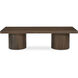 Hadley 60 X 24 inch Dark Brown Coffee Table