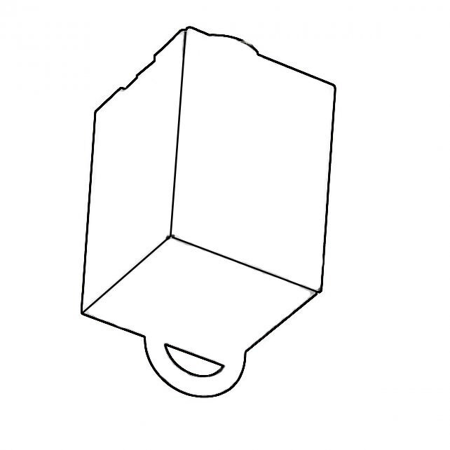 L Track 120 Brushed Nickel Track Component Ceiling Light