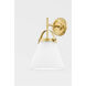 Aldridge 1 Light 9.25 inch Aged Brass Wall Sconce Wall Light