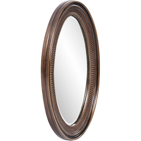 Ethan 31 X 21 inch Museum Bronze Wall Mirror