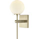 Coretta 1 Light 6 inch Modern Gold Vanity Light Wall Light