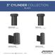 3IN Cylinders A19/PAR20 Black Recessed Lighting
