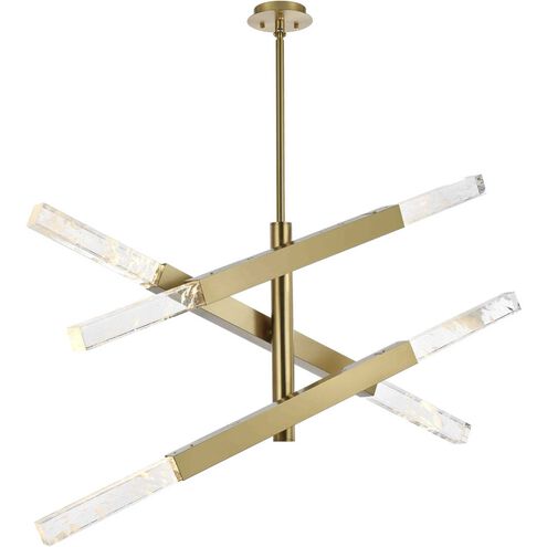 Ari 6 Light 10 inch Satin Gold Pendant Ceiling Light