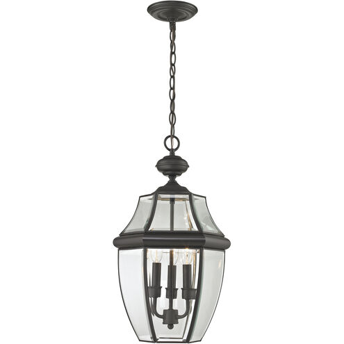 Ashford 3 Light 12 inch Oil Rubbed Bronze Outdoor Pendant, Large