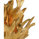 Formby 1 Light 13.5 inch Gold Leaf Wall Sconce Wall Light, Marjorie Skouras Collection