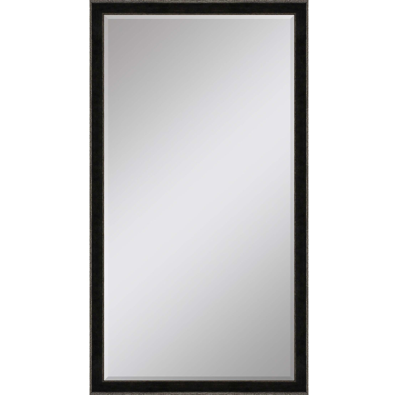 535 Mirror Group 76 X 34 inch Black and Metallic Wall Mirror