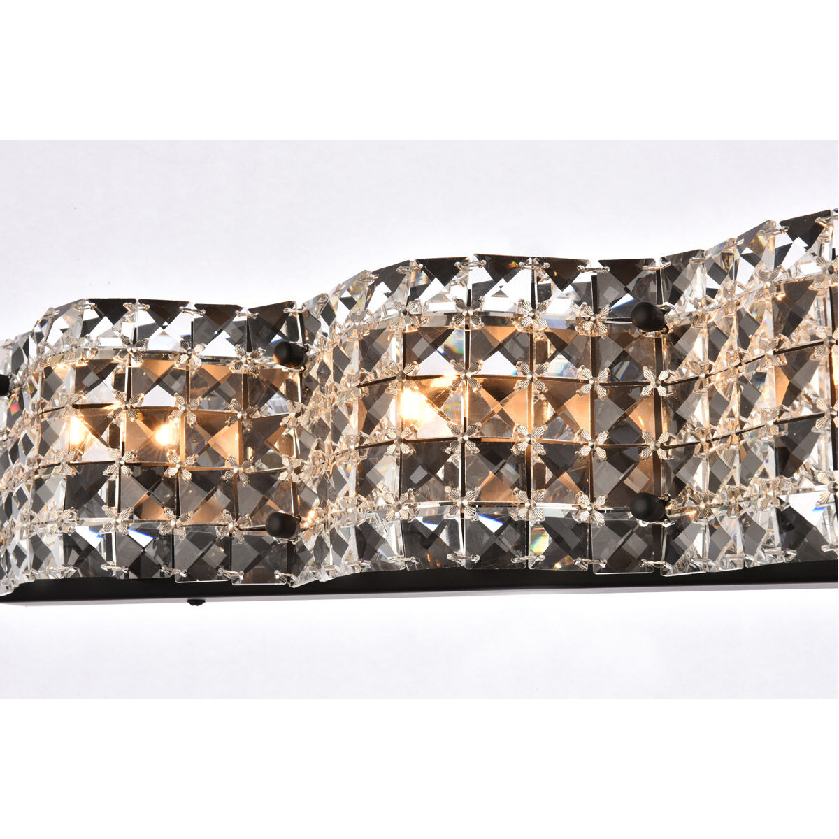 Ollie 4 Light 27 inch Black Bath Sconce Wall Light