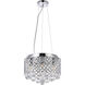 Tully 4 Light 13 inch Chrome Pendant Ceiling Light