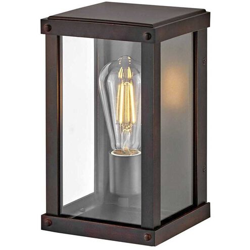 Beckham LED 10 inch Blackened Copper Outdoor Wall Mount Lantern