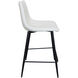Alibi 37 inch White Counter Stool