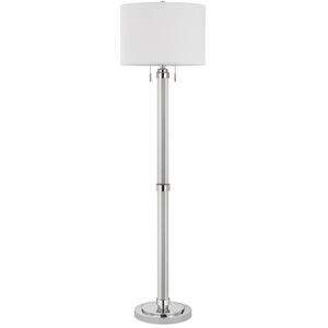 Montilla 60 inch 60 watt Brushed Steel Floor Lamp Portable Light