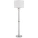 Montilla 60 inch 60 watt Brushed Steel Floor Lamp Portable Light