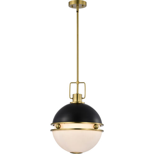 Everton 2 Light 14 inch Matte Black Pendant Ceiling Light