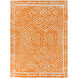 Atlas 63 X 39 inch Burnt Orange, Beige Rug