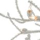 Winter's Spray 12 Light 48 inch Polished Chrome with Clear Chandelier Ceiling Light