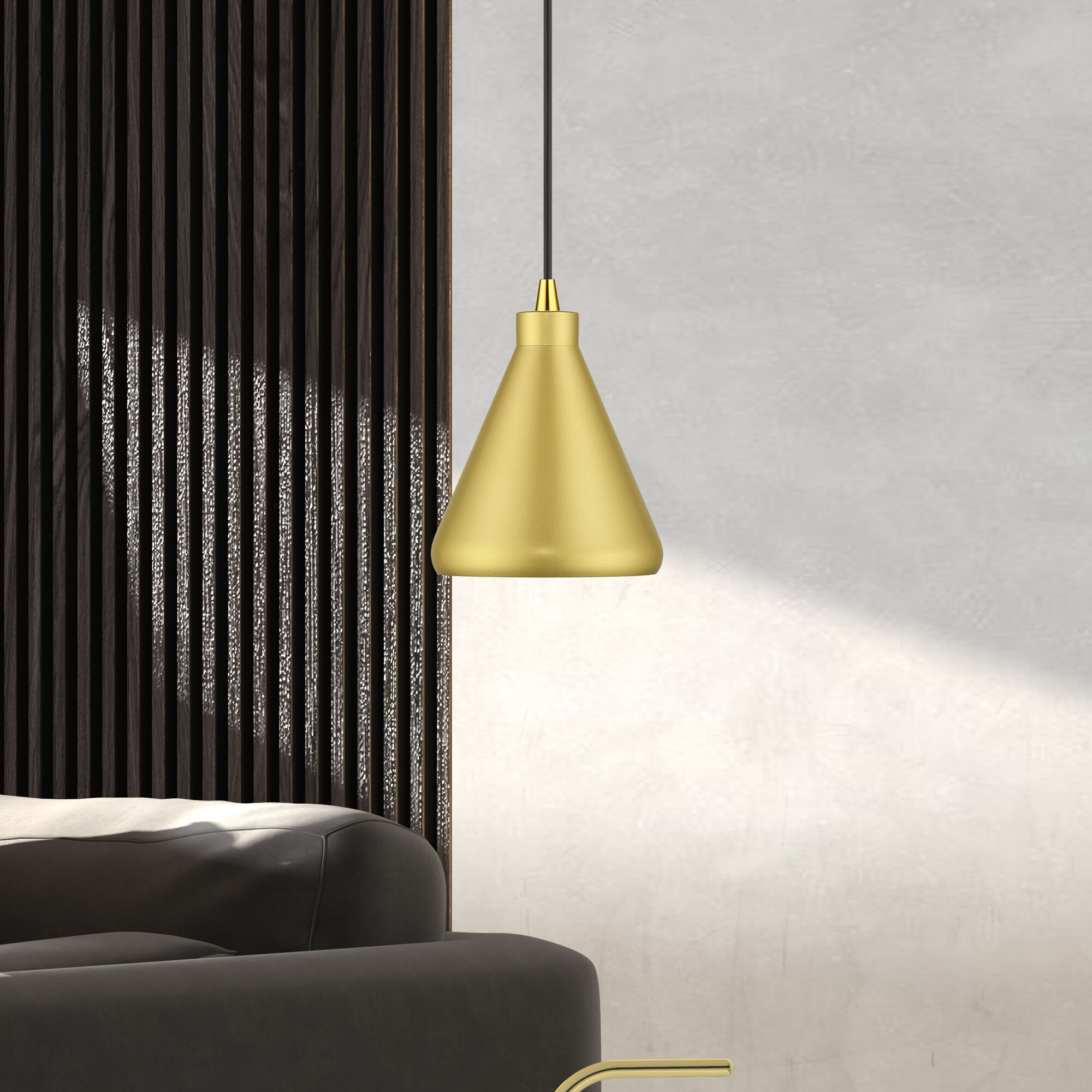 Geneva 1 Light 7 inch Soft Gold with Polished Brass Accents Mini Pendant Ceiling Light