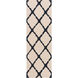 Rain 96 X 30 inch Ivory, Navy Rug