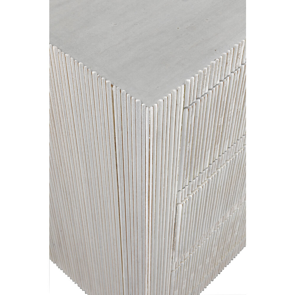 Conrad White Wash Dresser, 6 Drawer