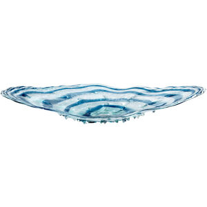 Abyss 37 X 21 inch Blue/Clear Plate