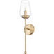 Dominique Wall Sconce Wall Light in Modern Gold