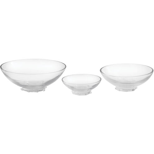 Glass 8 X 3 inch Bowl, Medium