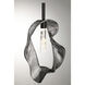 Norah 1 Light 5.5 inch Matte Black Standard Pendant Ceiling Light in Smoke