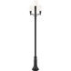 Laurent 4 Light 133.25 inch Black Outdoor Post Mounted Fixture