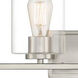 Liam 4 Light 32 inch Satin Platinum Bath Bar Wall Light