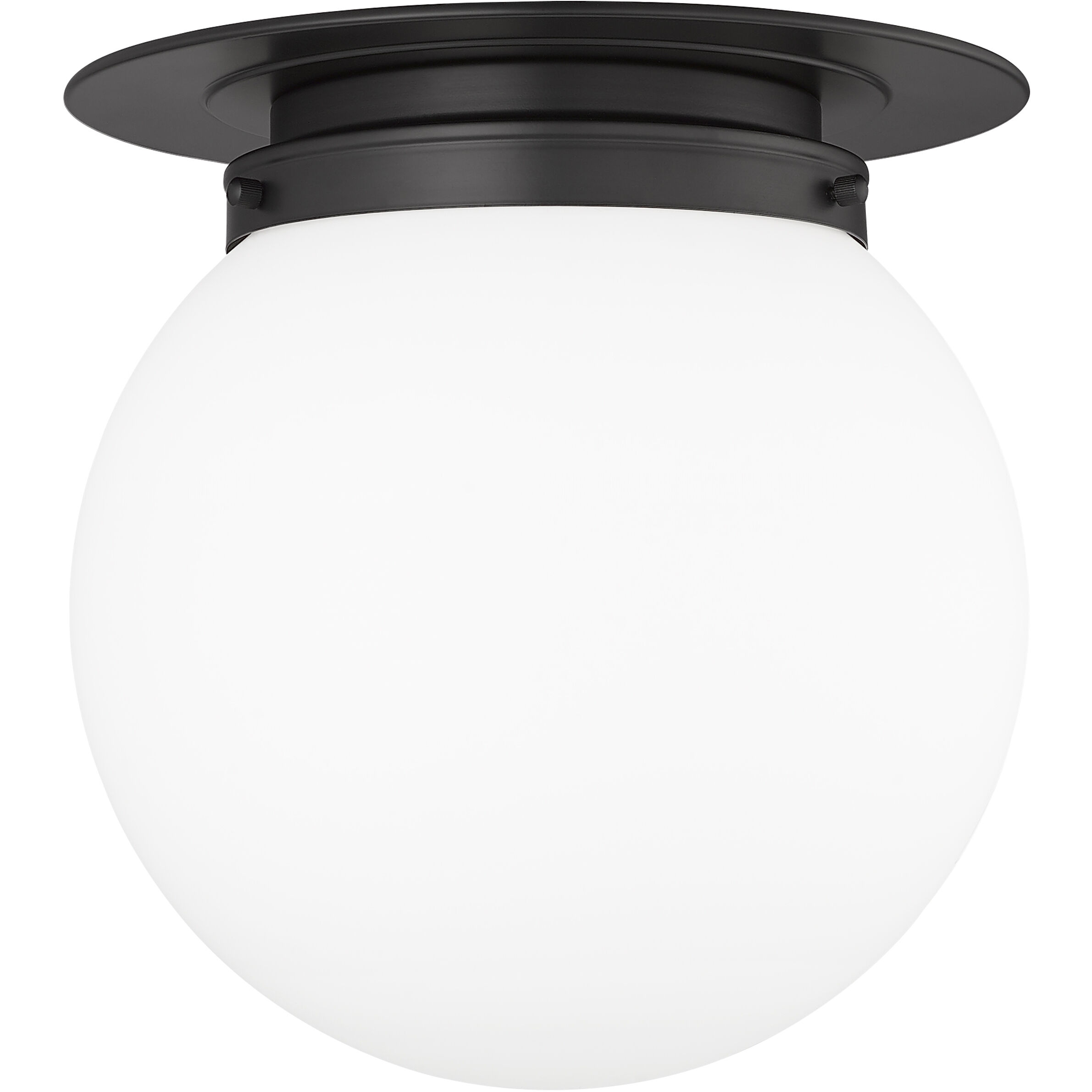 Calhoun 1 Light 13 inch Matte Black Flush Mount Ceiling Light